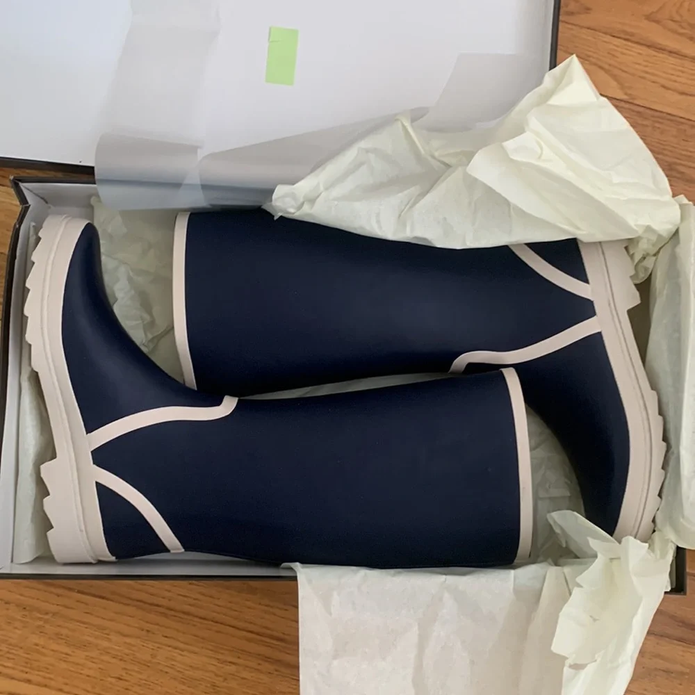 J.Crew Tall Lug Sole Rain Boots